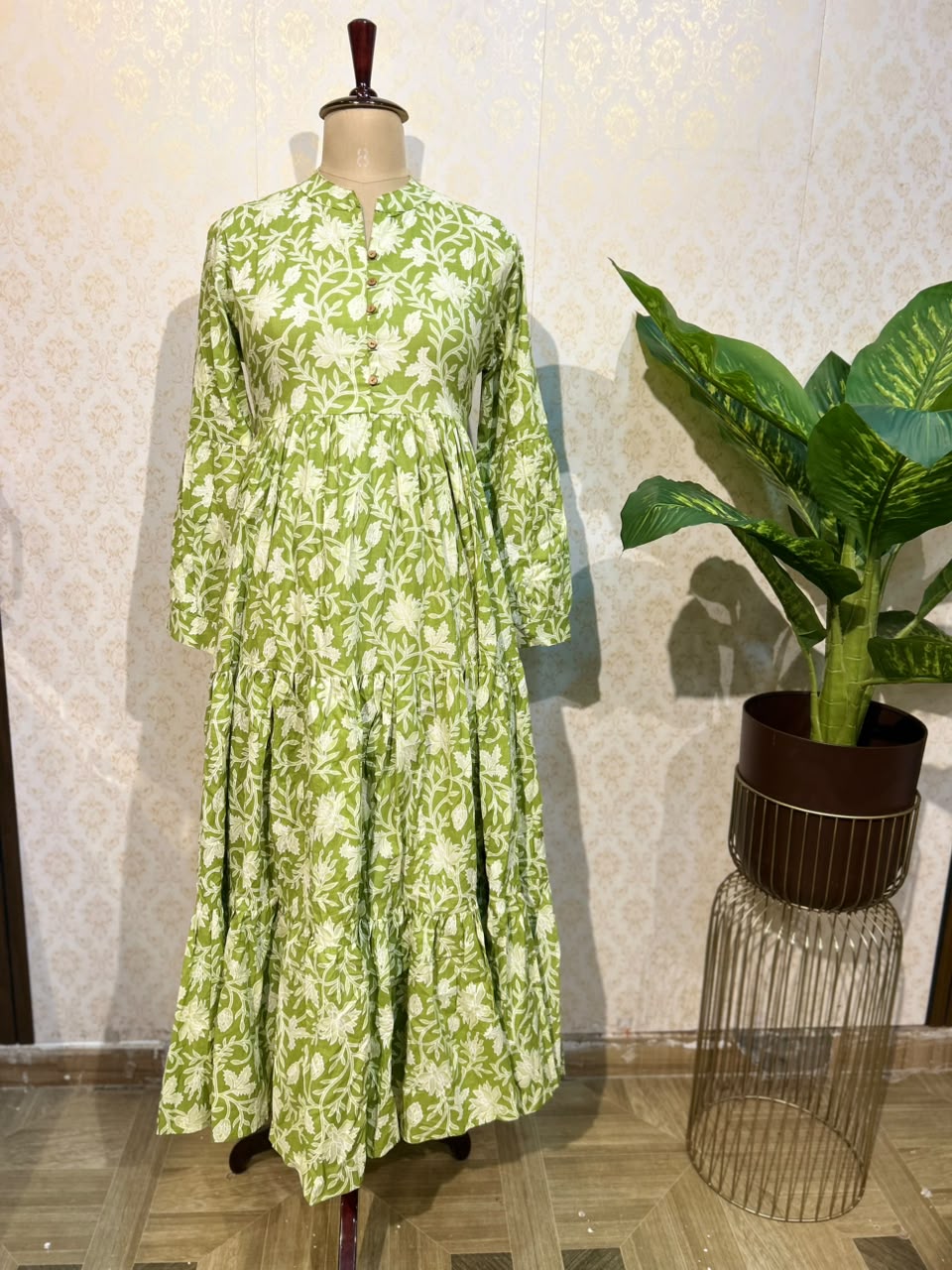 Flowing Bohemian Maxi Dress MAXI-001 - View 2